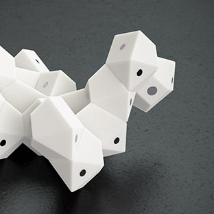 Design Elva Skulptur sculpture Kristall crystal Puzzle pussel