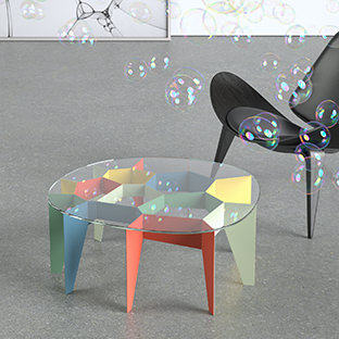 Design Voronoi Zelle cell Fachwerk framework korsvirke Tisch table bord